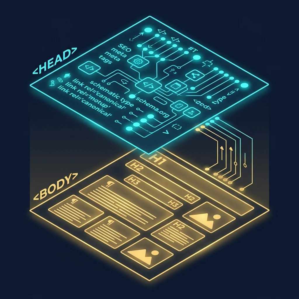 HTML Head vs Body Structure